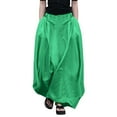 thumbnail image 3 of QATAINLAV Women's Maxi Skirt Pleated Flowy Button High Waisted Skirts Casual Loose Plus Size Clothes with Pockets, Green, XXL, Mothers Day Gifts, 3 of 8