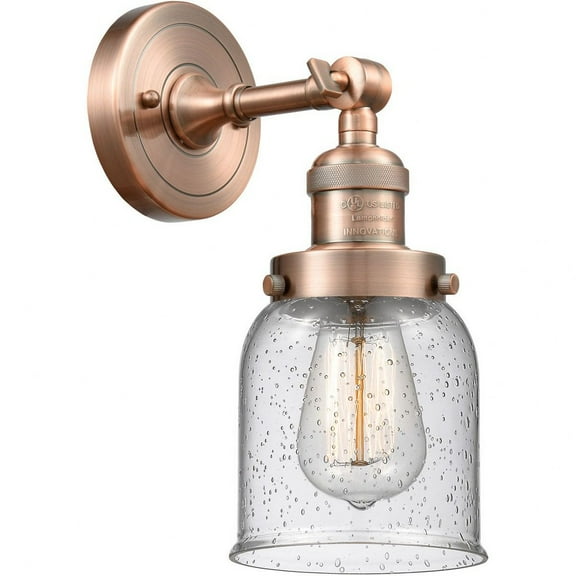 Innovations Lighting - Small Bell-One Light Wall Sconce-6.5 Inches Wide by 10