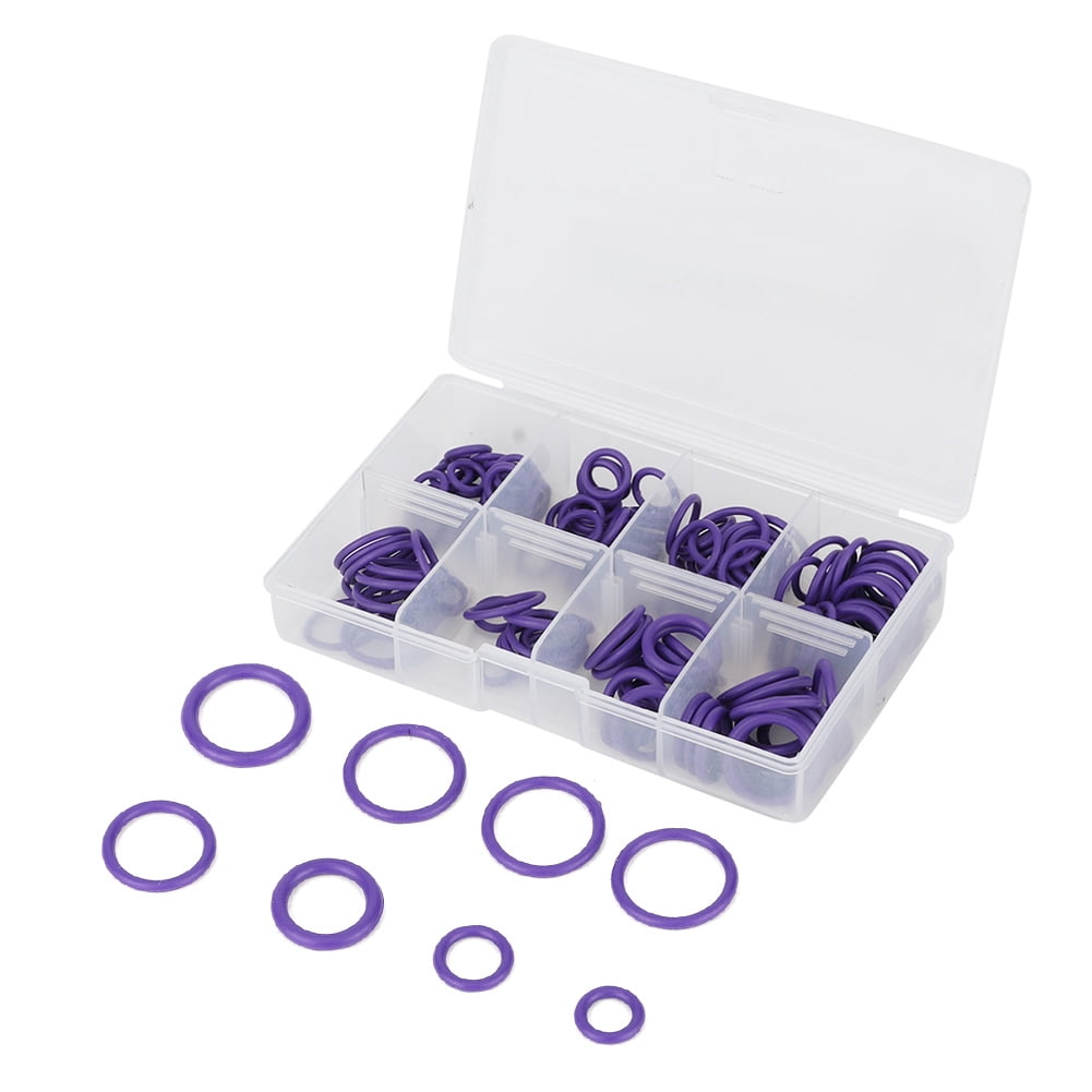 A/c O Ring O Ring Seals Car Air Conditioner Accessory 145Pcs Automotive A C System O Ring Seals Set Car Air Conditioner Vehicle Kit Accessory