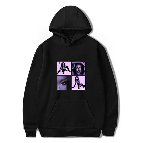 CoCo Jones Merch Hoodie Coco Purple Photo Hoodies Unisex Long Sleeve Sweatshirt Streetwear Pullover Top