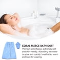 thumbnail image 2 of OULII Lot de 2 Robe de Bain Sauna en Polaire Corail Absorbante, 2 of 8