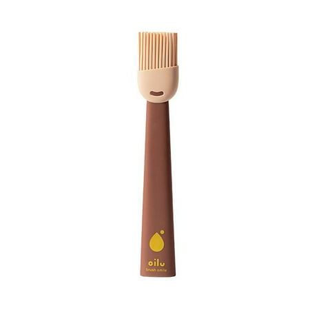 

mnjin food grade silicone brush oil brush kitchen pancake oil brush household high tem brown