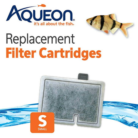 Aqueon Replacement Filter Cartridges Small - 6 (Best Fish Filter For Small Tank)