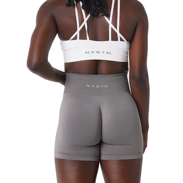 NVGTN-pantalones cortos de LICRA sin costuras para mujer, mallas suaves de entrenamiento, trajes de Fitness, pantalones de Yoga, ropa de gimnasio