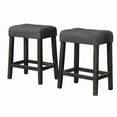 thumbnail image 4 of Best Master Furniture Yosef 3 Piece Rectangular Wood Bar Set in Charcoal, 4 of 5