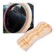 thumbnail image 1 of Funda de volante de PU, funda de volante de coche de 15 pulgadas, funda de volante antideslizante, funda de volante de seda helada, diseño de última generación, 1 of 1
