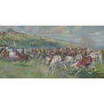 thumbnail image 3 of Wojciech Kossak 18x11 Black Modern Framed Museum Art Print Titled - Feast-Day of the Polish Cavalry (1934), 3 of 5