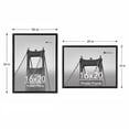 thumbnail image 6 of Meframe 16x20 Plastic Picture Frame Set of 4, Poster Frame for Wall Hanging, Horizontal or Vertical Display, Black, 6 of 6