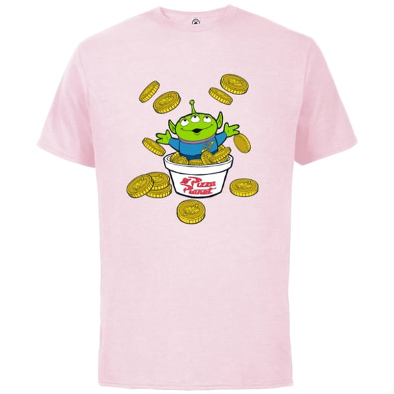 Disney and Pixar’s Toy Story Alien Pizza Planet Tokens - Short Sleeve Cotton T-Shirt for Adults - Customized-Royal Heather