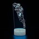 thumbnail image 1 of 3d Lamps With Remote Control, Led Lamp 16 Color Light Dimmable Touch Switch Usb / Battery Insert, 1 of 5