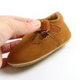 thumbnail image 5 of Toddler Baby Girl Princess Leather Soft Crib Anti-slip First Walkers Shoes, 5 of 6