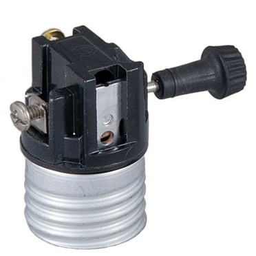 B&P Lamp® 3-Way Med. Base, Turn-Knob Lamp Socket Interior