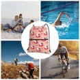 thumbnail image 6 of Rocae Bunny And Strawberry for Drawstring zipper Backpack Gym Backpack Bag for Men and Women, 6 of 6