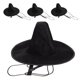 thumbnail image 1 of BESTYASH 4Ud Sombrero Estilo Negro Con Vintage Para Protección Solar Y Estilo Único, 1 of 7