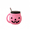 Pink#8, variant on Halloween Pumpkin Pint Holder for Ice Cream Cups, Reusable 3D Printed Dessert Sleeve with Jack O Lantern Face, Fun Party Decoration and Seasonal Gift Idea(NO Spoon,Black)