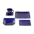 thumbnail image 2 of 10 Strawberry Street Nova 30 Piece Dinnerware Set - Cobalt, 2 of 2
