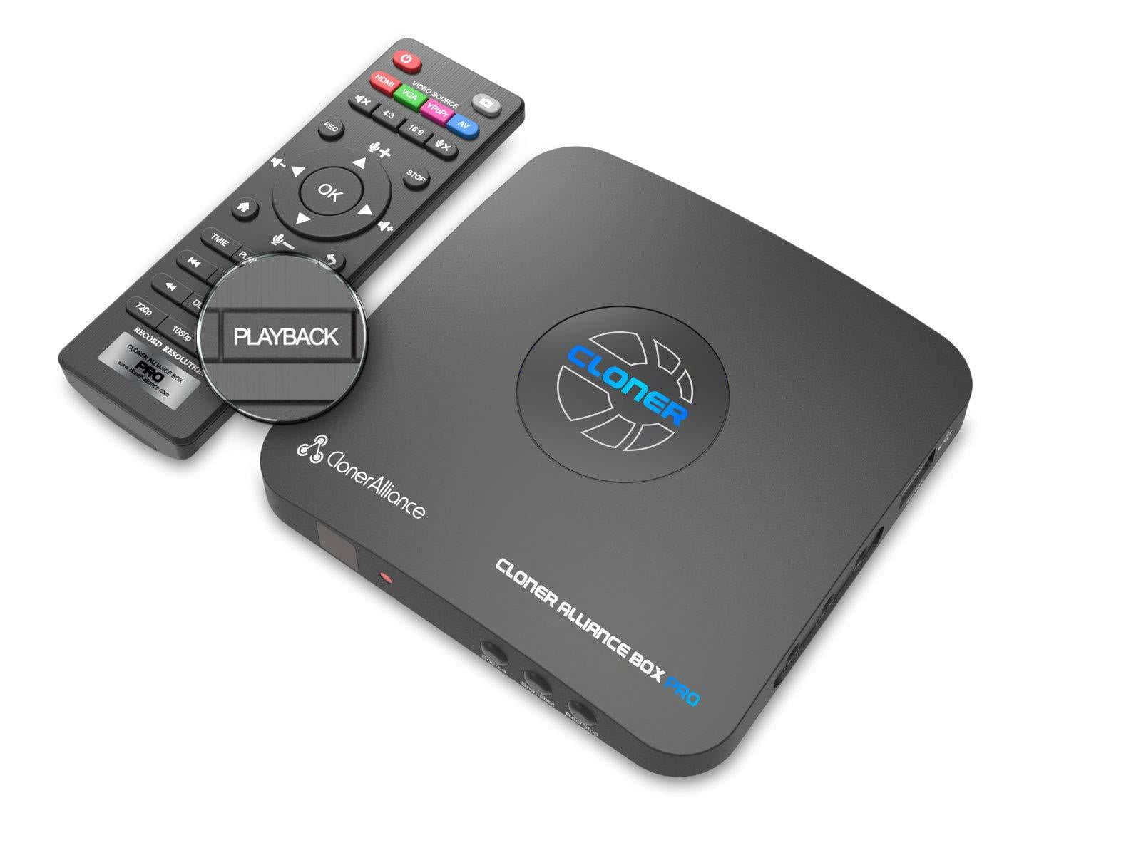HDMLCloner Box Pro, Capture 1080p HDMI Videos/Games and Play Back