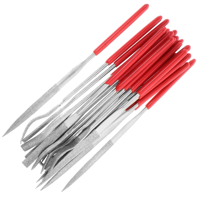 HAMPPLIES 20pcs Wood Files for Woodworking Adamas Hand Tools Multi Color DIY Enthusiasts for Craftsmanship