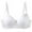 White, variant on Loopsun Women's Bras Plus Size, Womens Plus Size A Cup Solid Lace Push Up Bra Wine, M