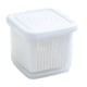 thumbnail image 2 of Caja organizadora de plástico para frigorífico con drenaje - Almacenamiento sellado para jengibre, ajo, condimentos, verduras y carne, 2 of 8
