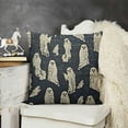 thumbnail image 2 of SHANXI  Halloween Throw Pillow Covers Cute Little Funny Ghost Dancing Night Sky Spooky Halloween Party Throw Pillow Cases for Home Decor Halloween Thanksgiving Cushion Cover 22x22in, 2 of 5