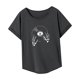thumbnail image 5 of Camiseta para Mujer Verano Ropa Deportiva Ropa Deportiva Camisa con Cuello Redondo para Senderismo Caminar L, 5 of 7