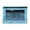 A#Blue, variant on Titcea Pencil Pouch for 3 Ring Binder, 3 Hole Zipper Pencil Pouches with Clear Window, Pencil Bags in Assorted Colors, Sturdy Cloth Pencil Case