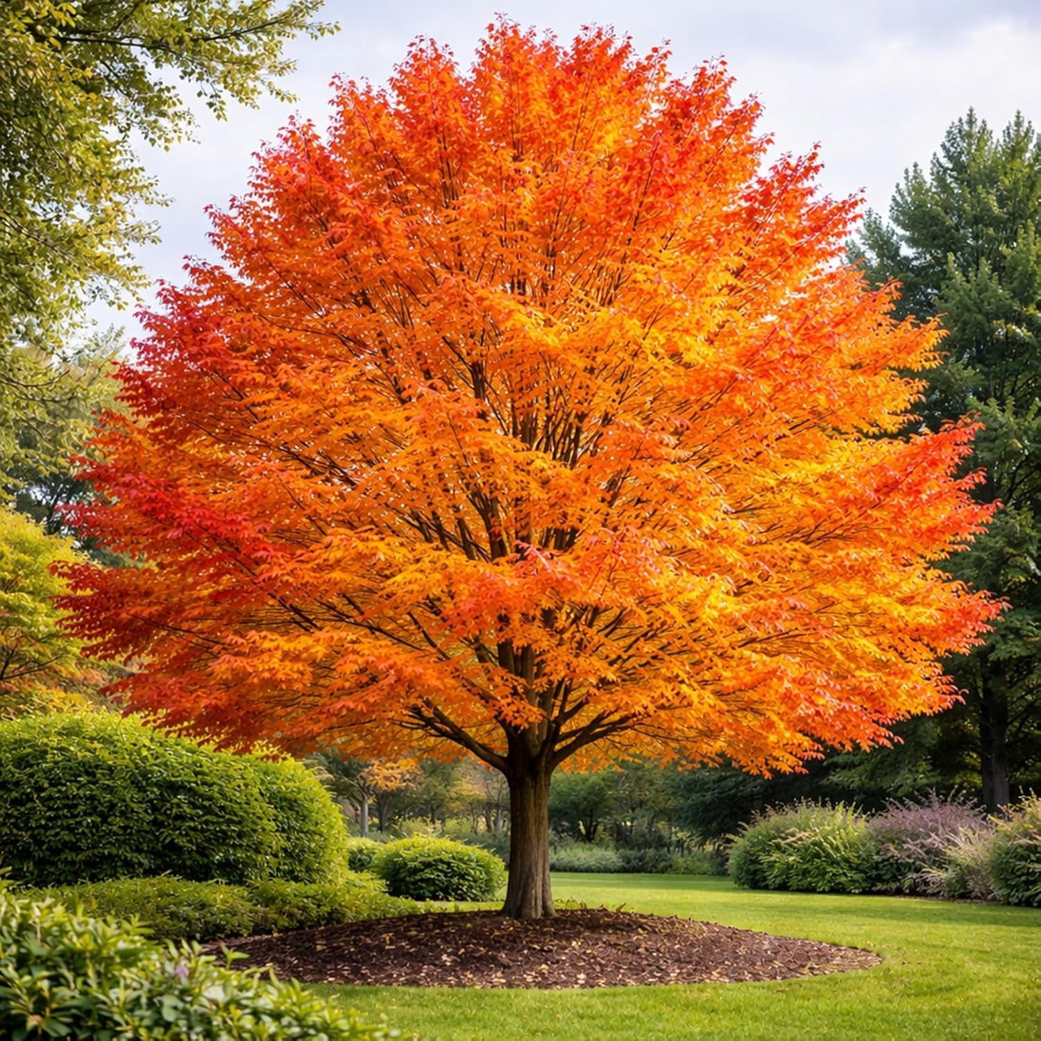 Sugar Maple Trees (Acer Saccharum) Live Plants – Brilliant Fall Color, Hardy Shade Tree, Perfect for Landscapes & Yards (3 Live Trees)