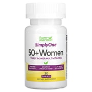 SuperNutrition SimplyOne 50 Plus Women Triple Power Multivitamin Tablets, 30 Ct