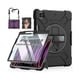 thumbnail image 1 of wonim11 Case for iPad Pro 12.9 2022/2021/ 2020/2018: Cover for iPad Pro 12.9 6th/ 5th/ 4th/ 3rd Generation with Screen Protector- Stand- Pencil Holder- Handle- Shoulder Strap Black, 1 of 1