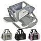 thumbnail image 3 of Mochila para gatos con ventana de malla, bolsa transpirable para mascotas, caja de transporte para gatos, maleta plegable para viajes al aire libre, transportador para gatos, L, gris, 3 of 5