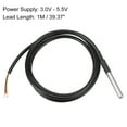 thumbnail image 2 of DS18B20 Temperature Sensor - Waterproof Digital Thermal Probe Temp Sensors - 1M Length, 2 of 4