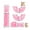 Pink, variant on BESTSKY Pig Tunnel for Guinea Pig Hamster Ferret,Small Animal Hideout Toy