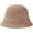 Khaki, variant on CoCopeaunts Bucket Hats for Women Fashion Wool Warm Fisherman Hat Female Casual Artist Style Painter Winter Hat Beads Edging