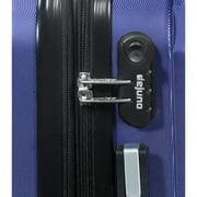 Dejuno Camden Hardside 3-Piece Expandable Spinner Luggage Set - Navy (20, 24 and 28)