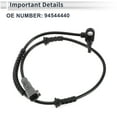 thumbnail image 5 of Unique Bargains Front Left/Front Right ABS Wheel Speed Sensor for Chevrolet Trax 2015-2022, for Buick Encore 2013-2022 ABS Sensor No.94544440 1 Pcs, 5 of 7