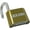 Gold, variant on Jekosa® JKB/50 Weatherproof Heavy-Duty Combination Lock,  Zinc Lock with 4 Digit Code - 50mm