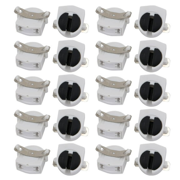 20pcs AC500V 2A G5-F288A T5 Light Socket G5 Base Fluorescent Lamp Holder