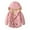 Pink, variant on Daznico Kids Boys Girls Winter Thicken Coat Solid Hooded Jacket Toddler Windproof Thick Warm Outwear,Kids Winter Coat,4-5 Years