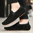 thumbnail image 6 of Big Size Men's Casual Loafers Slip On Leather Shoes Lightweight Driving Shoes Moccasins Classic Penny Loafer Flats Boat Shoes, 6 of 9