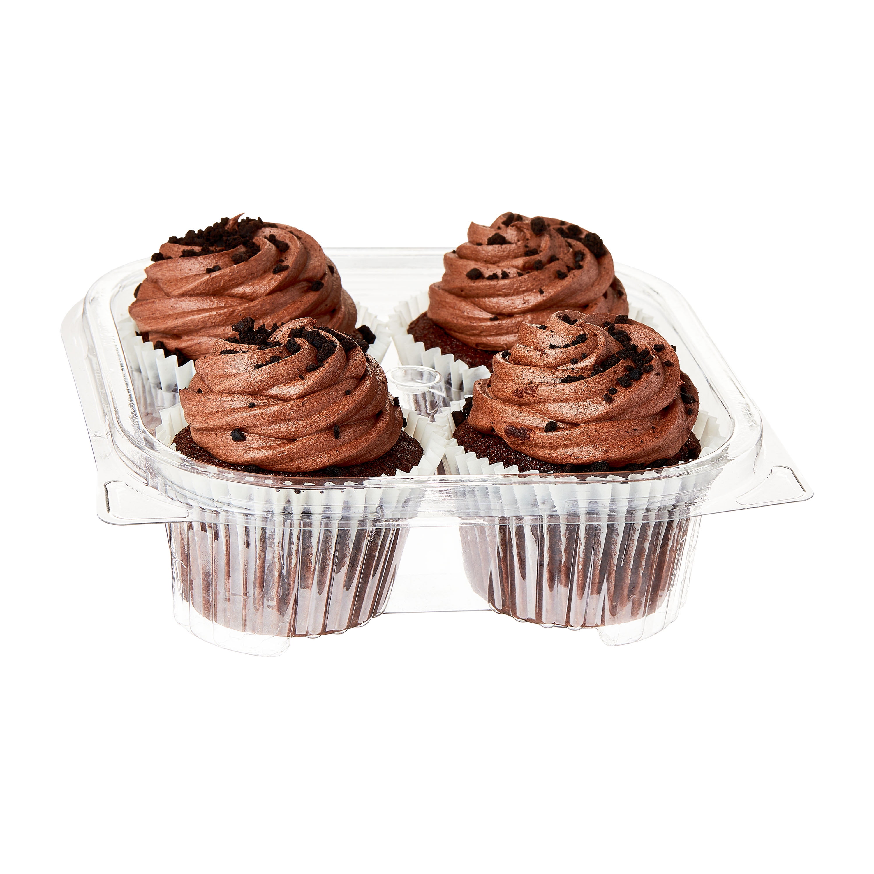 Marketside Fudge Brownie Cupcakes, 11.7 oz, 4 Count