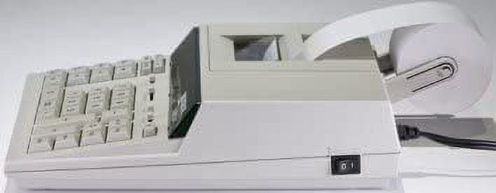 Monroe 2020PlusX 12-Digit Print/Display Medium-Duty Color Printing Calculator, Ivory