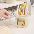 thumbnail image 6 of Pyaiiner Desktop Organizer Desktop Pen Holder 360 Degree Rotating Desktop Organizer Makeup Organizer Multifunctional Stationery Supplies Pen Cup For Office, 6 of 7