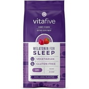 Vitafive Melatonin for Sleep 60 ct (Pack of 6)