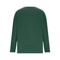 thumbnail image 4 of GZWYHT Linen Shirts For Women，Ribbed Tops for Women Yoga Shirts for Women Plain Shirts for Women Lightweight Tops & Blouses Button Down Shirt for Women, 4 of 6