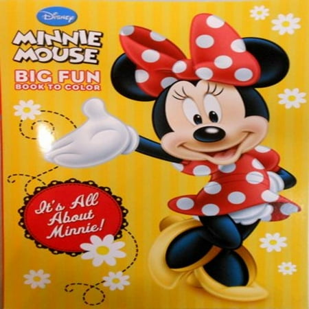 disney minnie mouse coloring book it's all about minnie