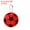 Red, variant on Uxcell Reflective Keychain Tags, Reflective Football Pendant Waterproof Safety Reflector for Backpack Handbag Orange-red