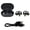 Black, variant on onn Wireless Sport Earbuds with Comfort Grip Ear Hooks, White
