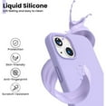 thumbnail image 5 of Entronix Silicone Case Compatible with iPhone 13 Mini, Protective Cover, Purple, 5 of 6