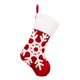 thumbnail image 1 of Bearachild Calcetín de Navidad Fiesta Temática Festival Bolsa de regalo de Navidad Chimenea Escaparate Colgante Decoración Prop Candy Fotografía Kits de decoración para fiestas Copo de nieve Bearachild HA069079-03, 1 of 6